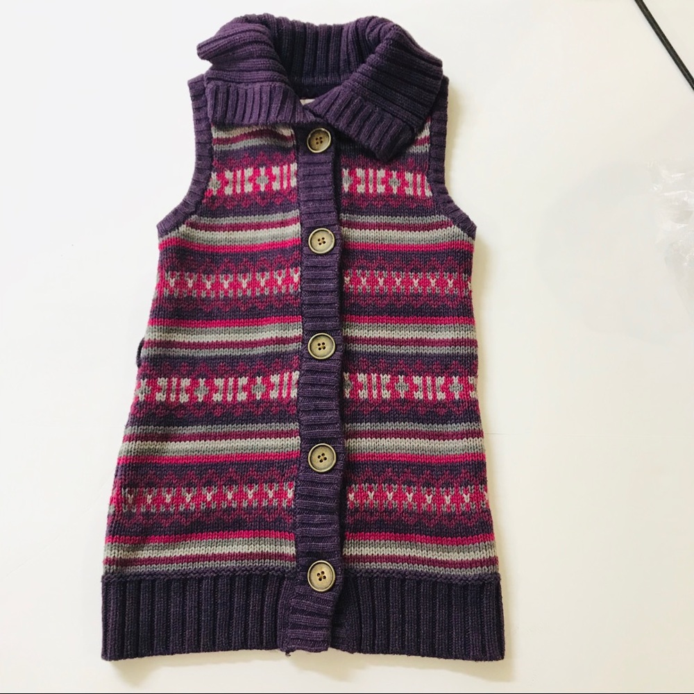 PANDEMONIUM Girls Knit Vest Size 10-12